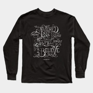 Hand Lettering Long Sleeve T-Shirt